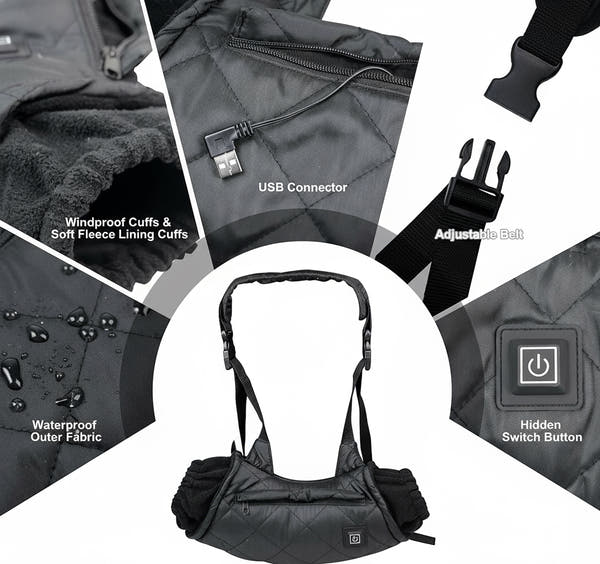 TikeoKeo ThermoCave™ Beheizter Handmuff USB